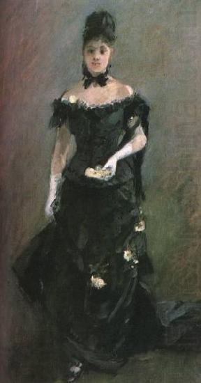 Berthe Morisot Avant le theatre oil painting picture